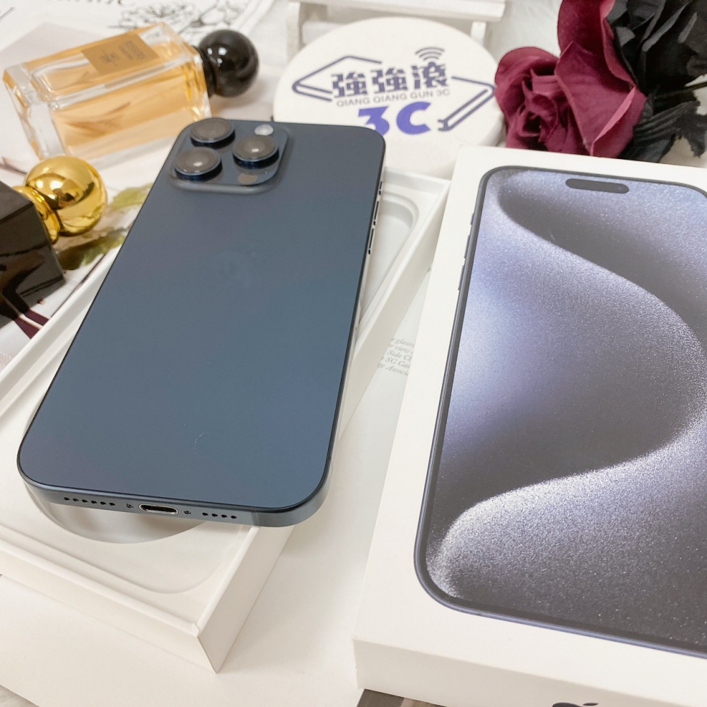 佳里-二手 iPhone15 Pro Max 512G 藍色 #54208（店家保固365天）