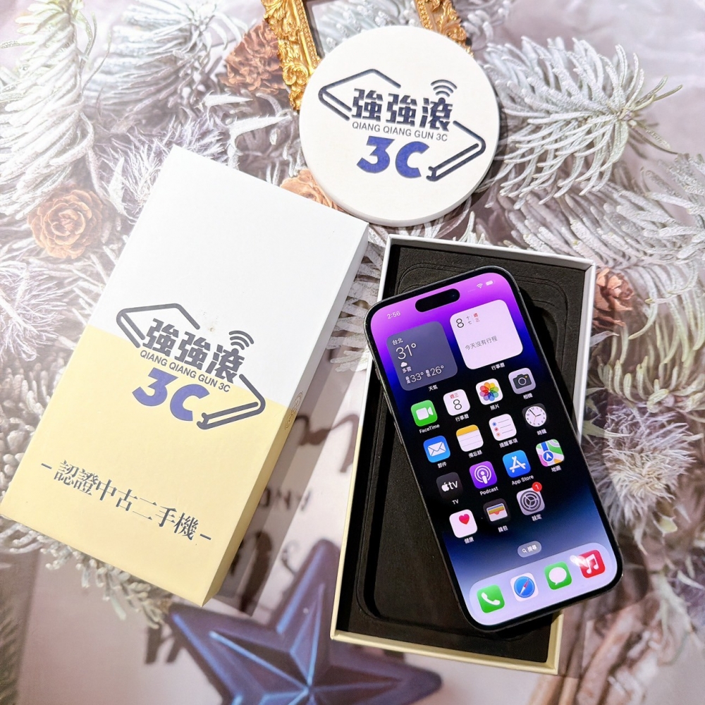 善化-二手iPhone14 Pro 256G 紫色 #99049（店保365天）
