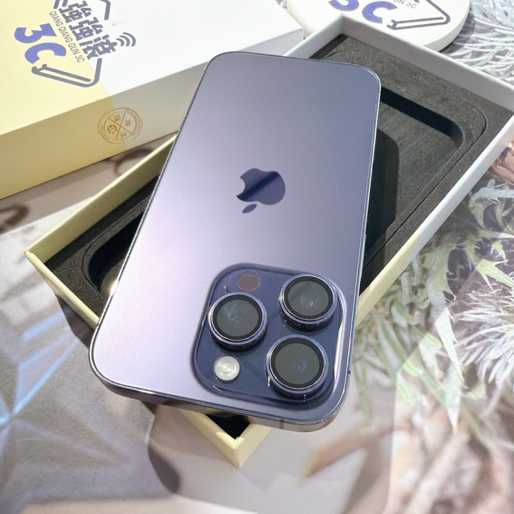善化-二手iPhone14 Pro 256G 紫色 #99049（店保365天）
