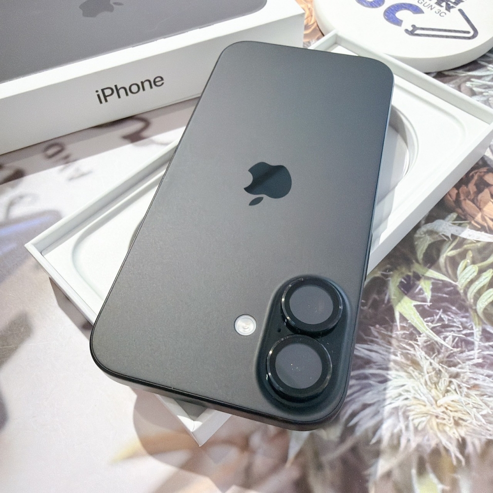 善化-二手iPhone16 128G 黑色 #68952（原廠保固）