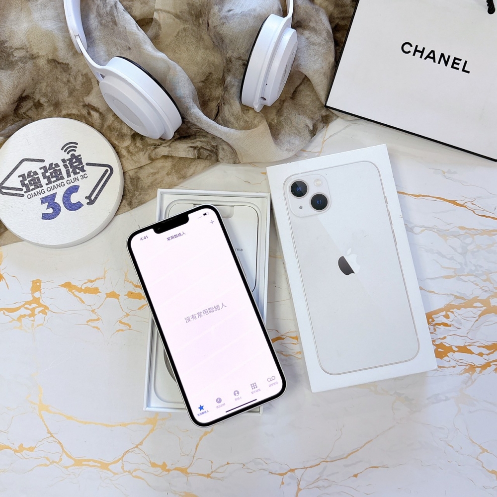 二手 iPhone 13-256G 白色*43356 (店家保固365天)