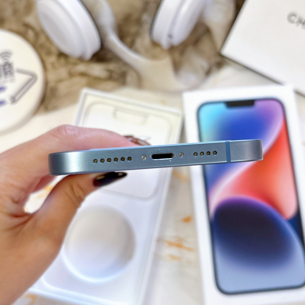 二手 iPhone 14Plus256G 藍色*44843(店家保固365天)