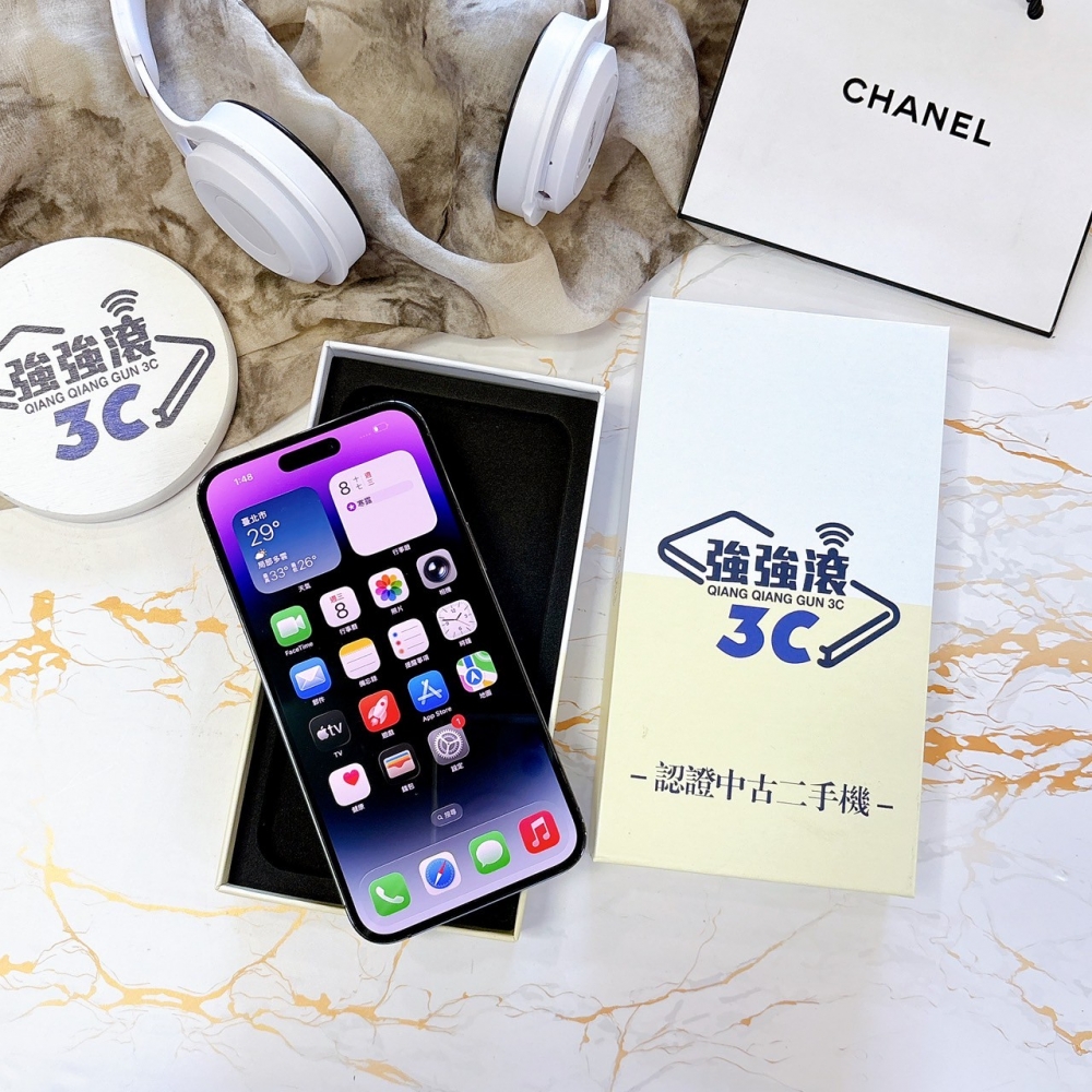二手 iPhone14 Pro Max128G 紫色 #98036（店家保固365天）