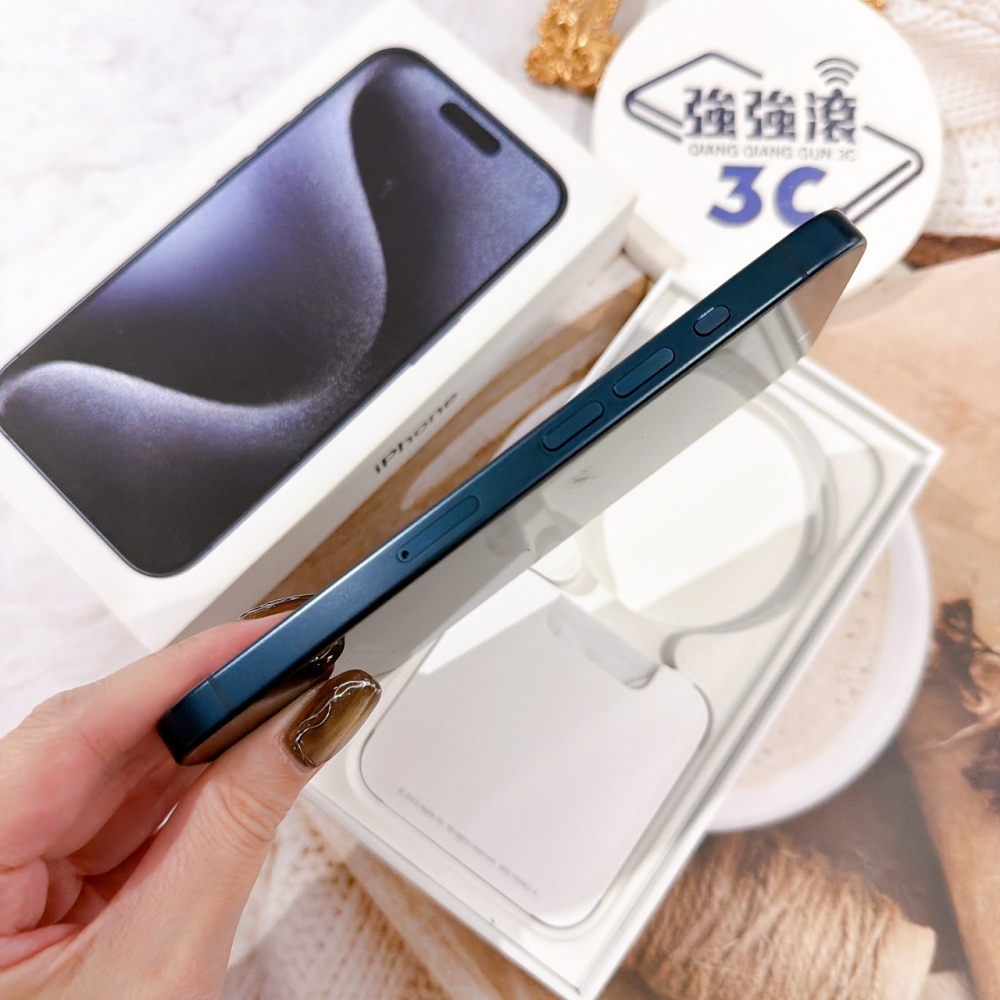 善化-二手iPhone15 Pro 128G 藍色 #88832（店保365天）