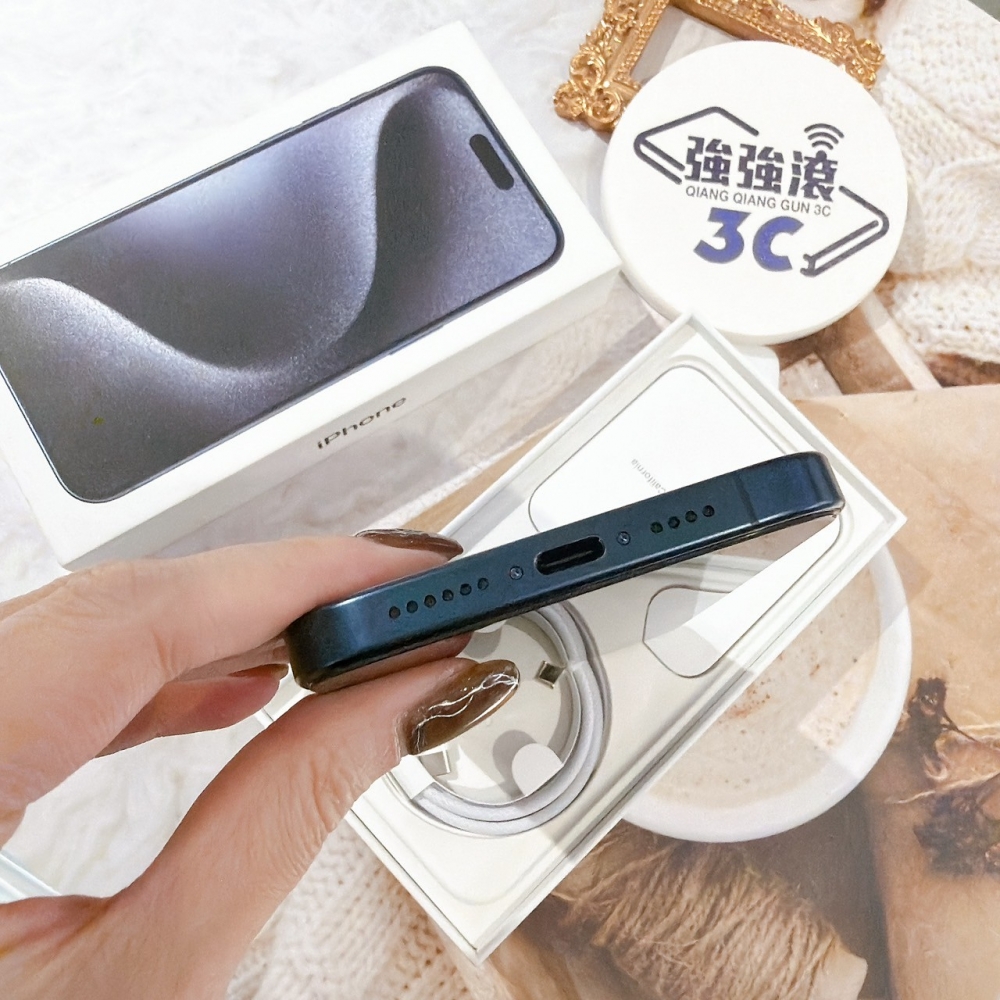 善化-二手iPhone15 ProMax 256G 藍色 #62318（店保365天）