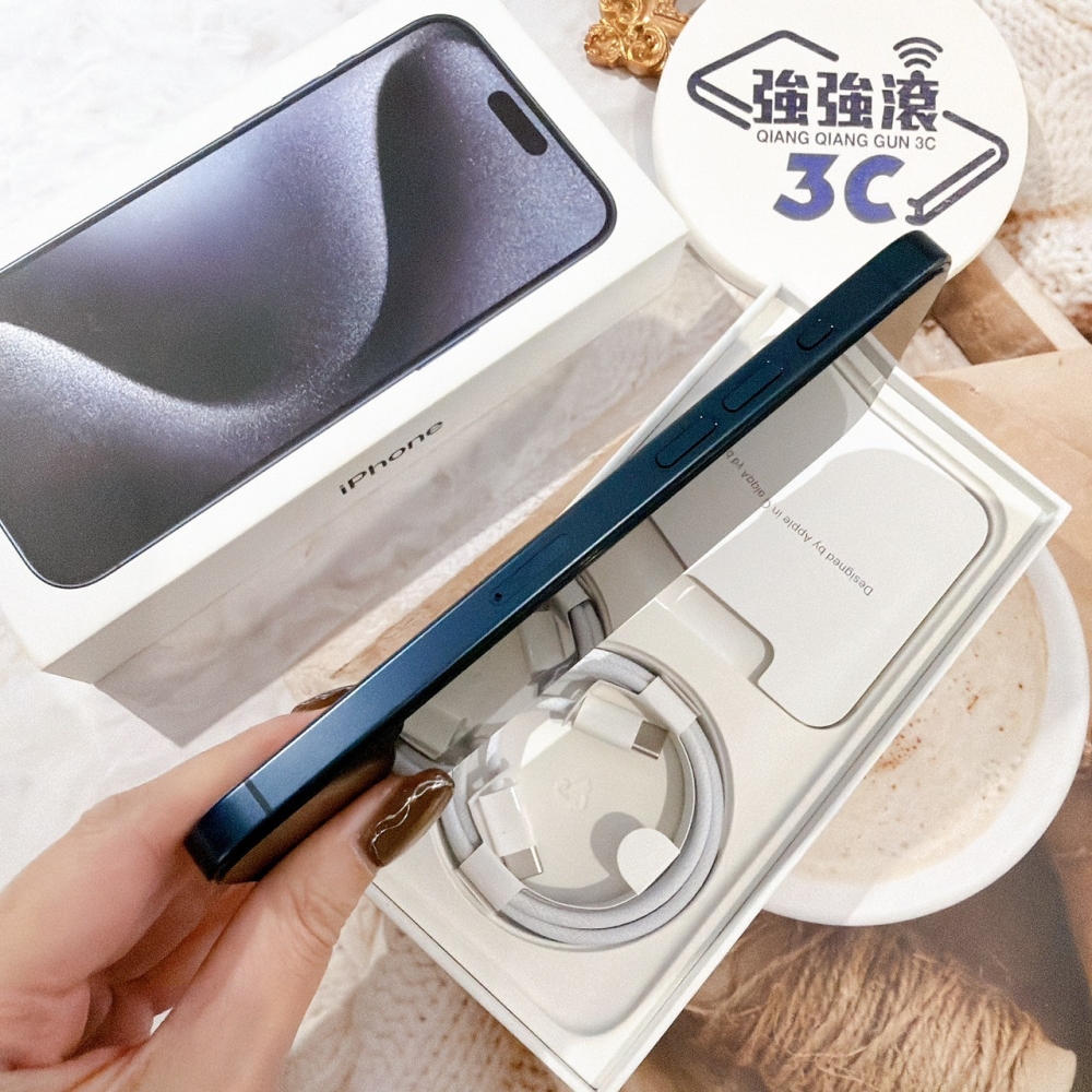 善化-二手iPhone15 ProMax 256G 藍色 #62318（店保365天）