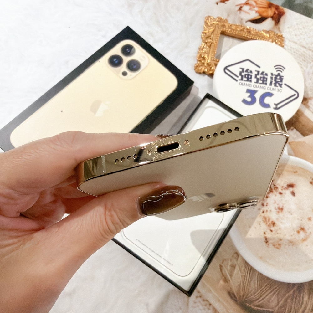 善化-二手iPhone13 ProMax 256G 金色 #95293（店保365天）