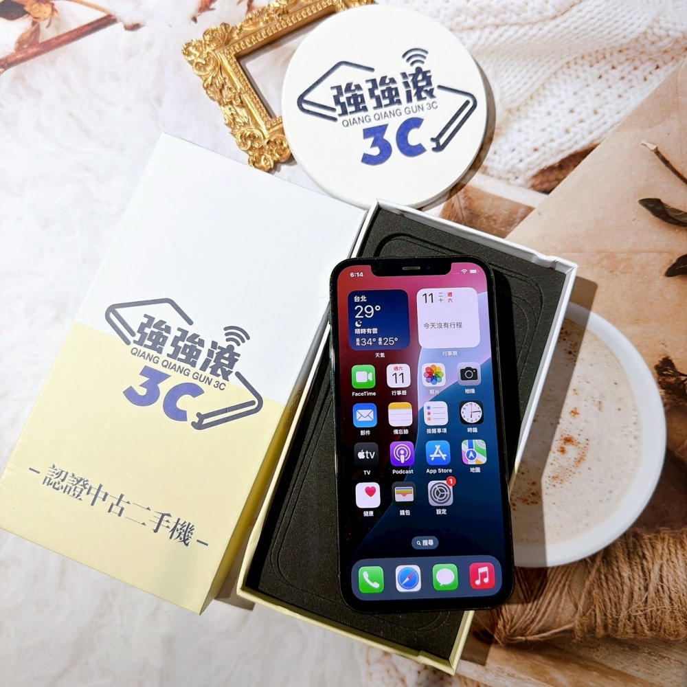 善化-二手iPhone12 Pro 128G 黑色 #35314（店保90天）