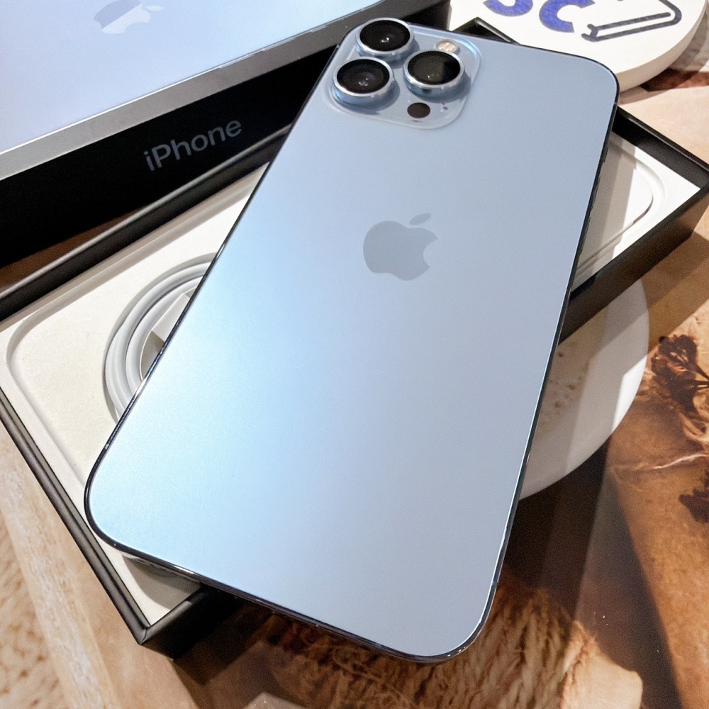 善化-二手iPhone13 ProMax 256G 藍色 #26575（店保365天）