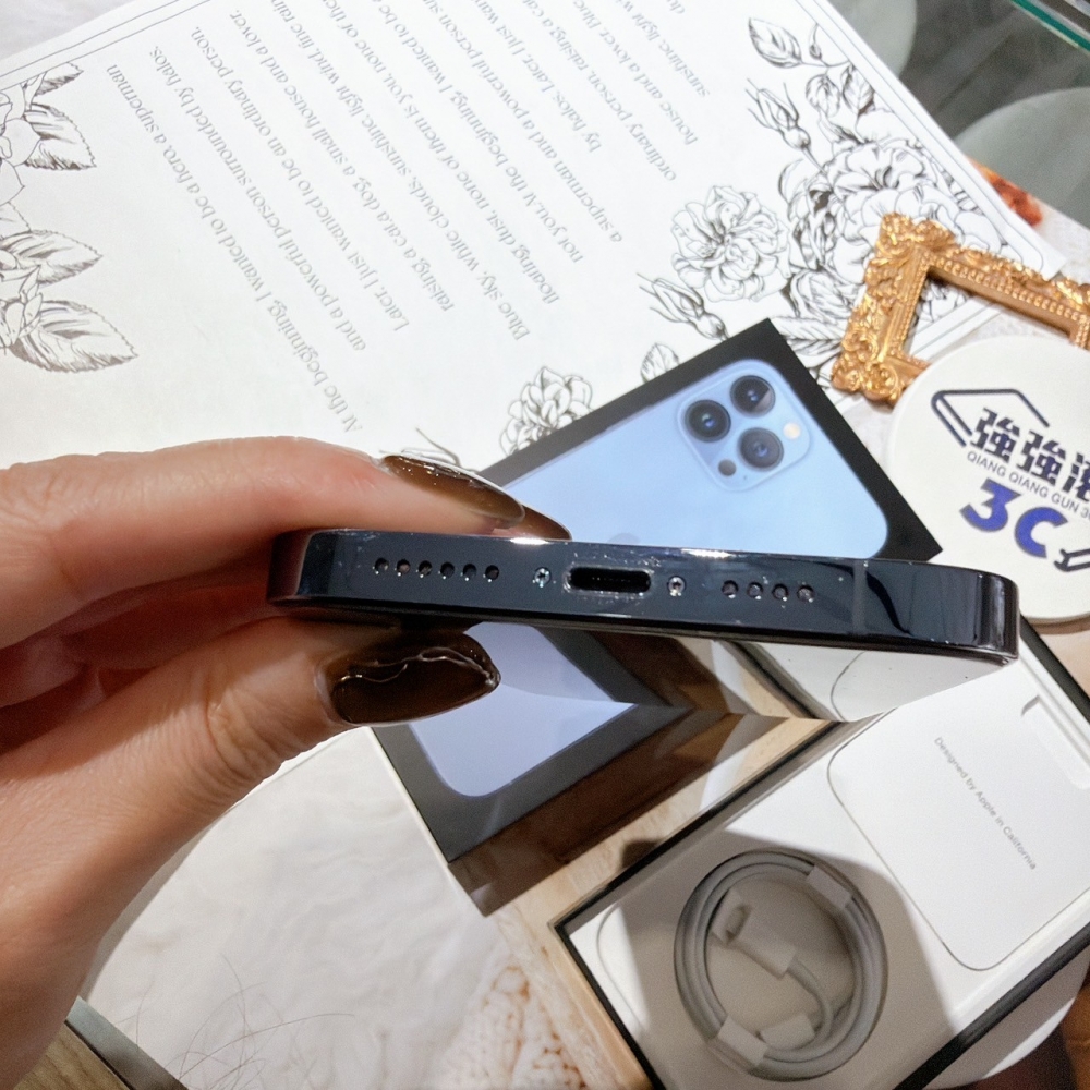 善化-二手iPhone13 ProMax 256G 藍色 #26575（店保365天）