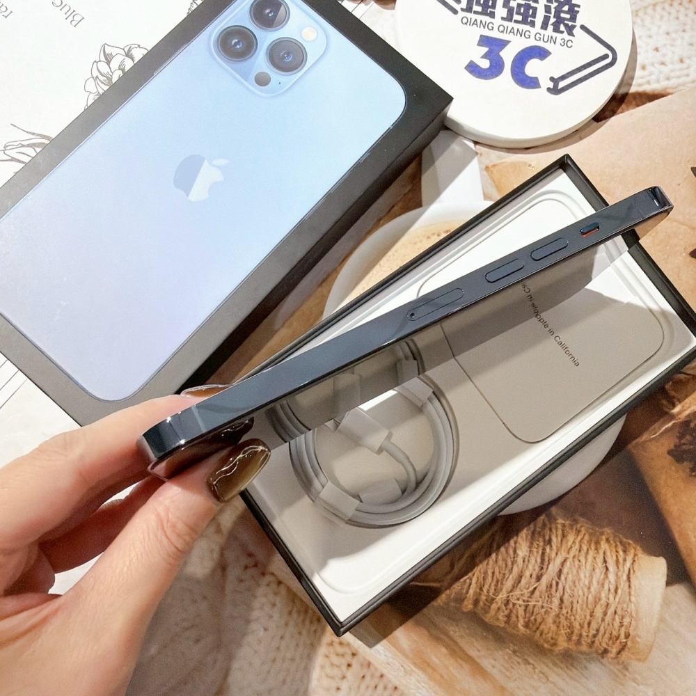 善化-二手iPhone13 ProMax 256G 藍色 #26575（店保365天）