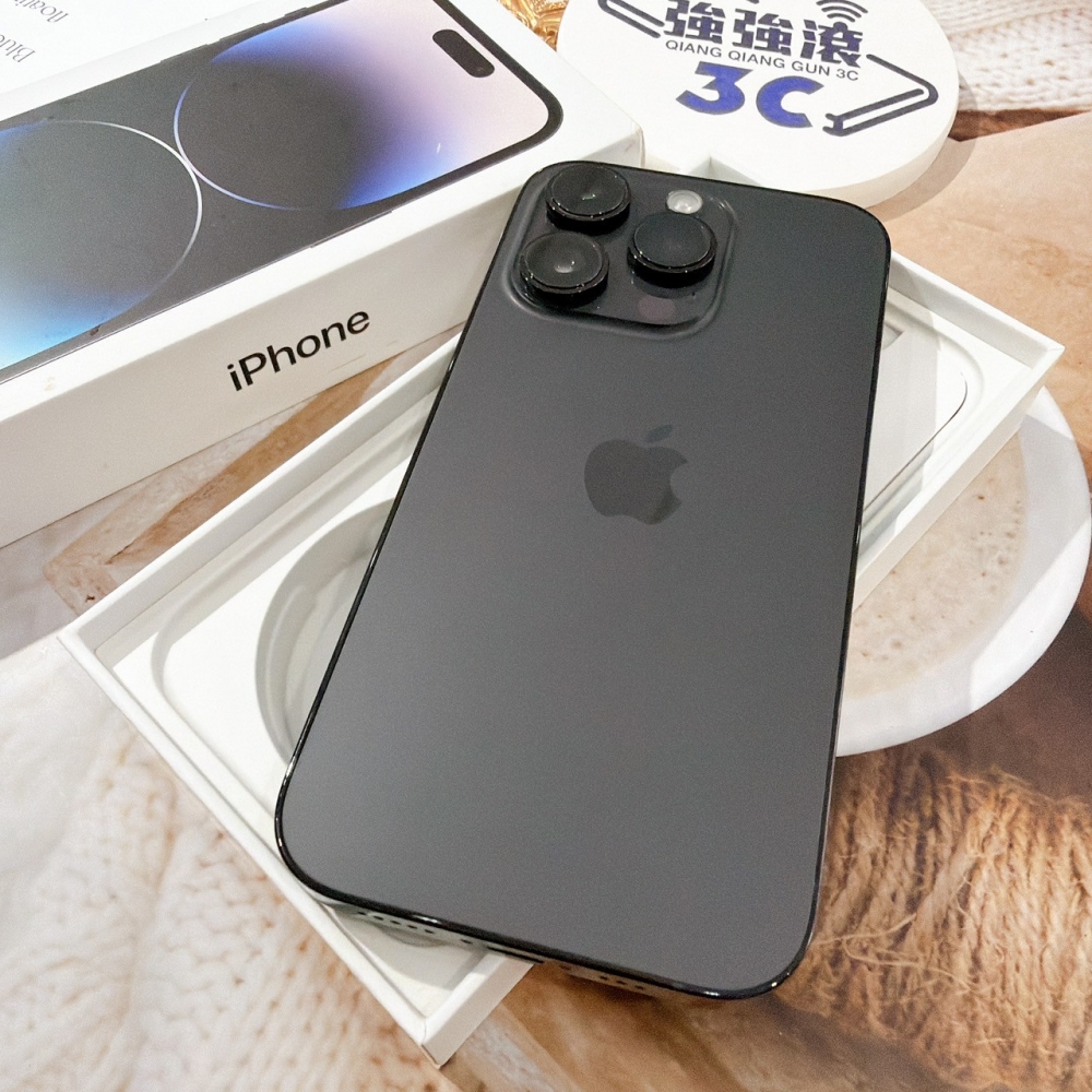 善化-二手iPhone14 PRO 128G 黑色 #19499（店保365天）
