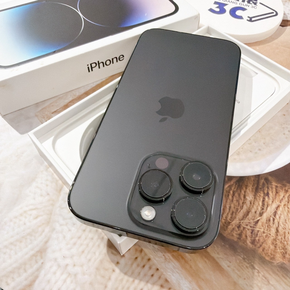 善化-二手iPhone14 PRO 128G 黑色 #19499（店保365天）