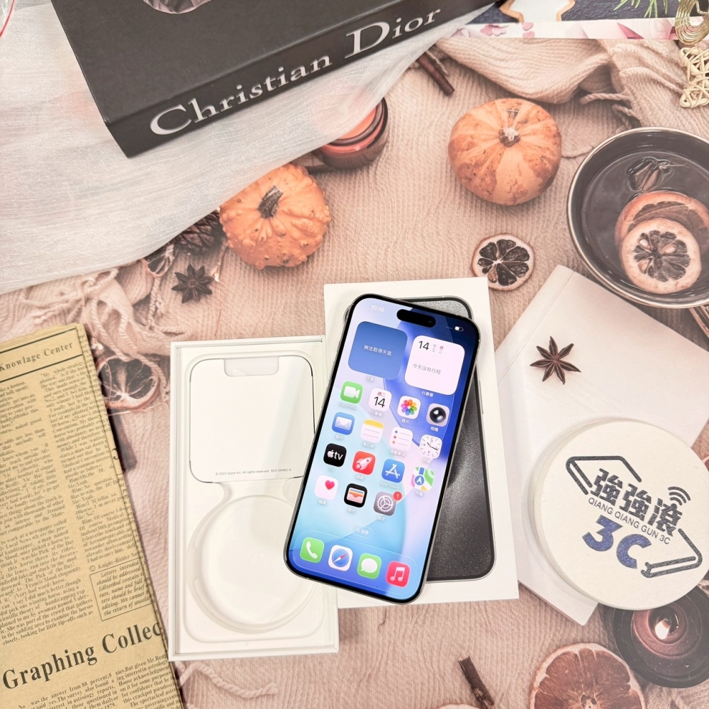 二手 iPhone 15 Pro 512G 白鈦色*33302(店保365天)
