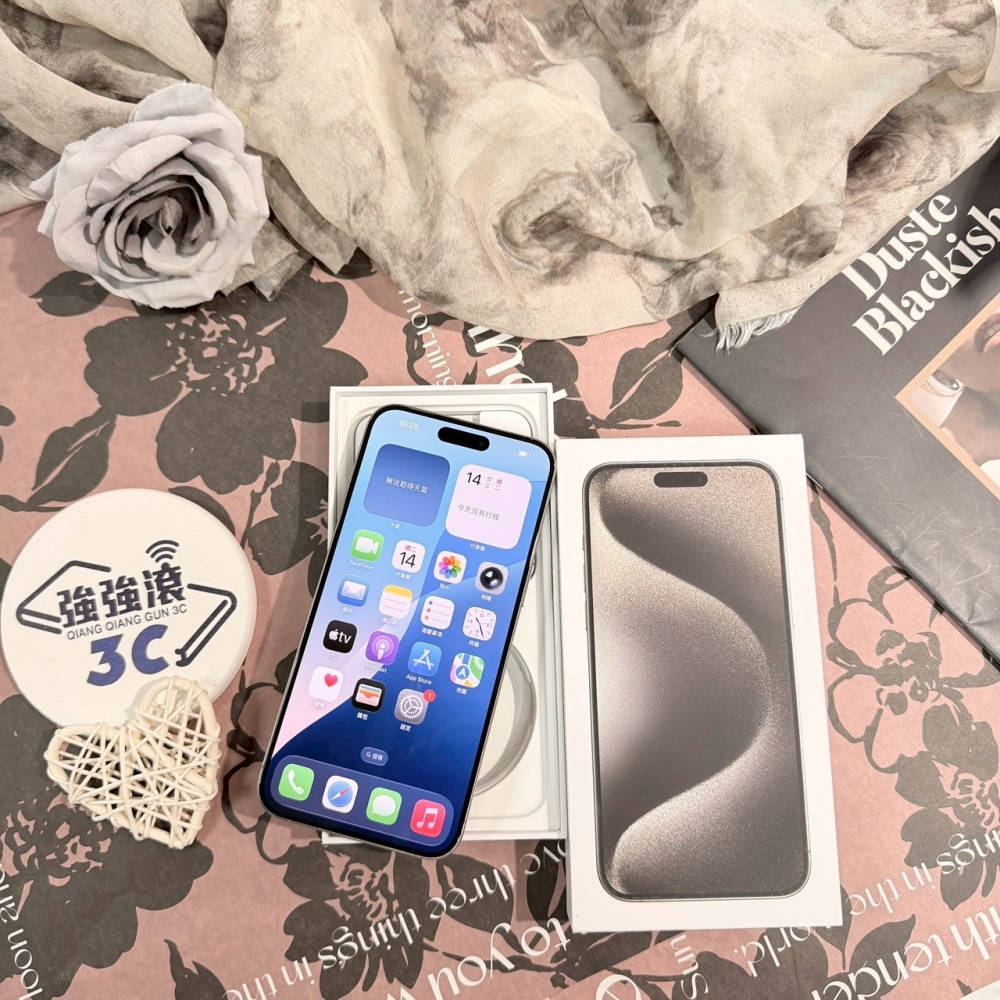 二手 iPhone 15 Pro Max 256G 原鈦色*81381(店保365天）