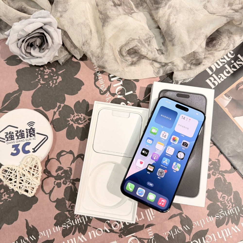 二手 iPhone 15 Pro Max 512G 黑鈦色*96887(店保365天）