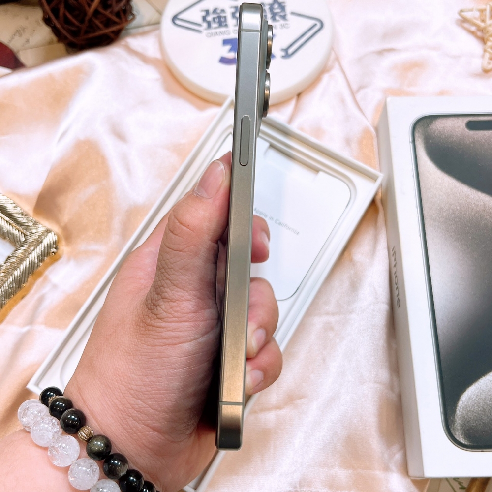 二手 iPhone 15 Pro Max 256G 原鈦色*88222(店保365天）