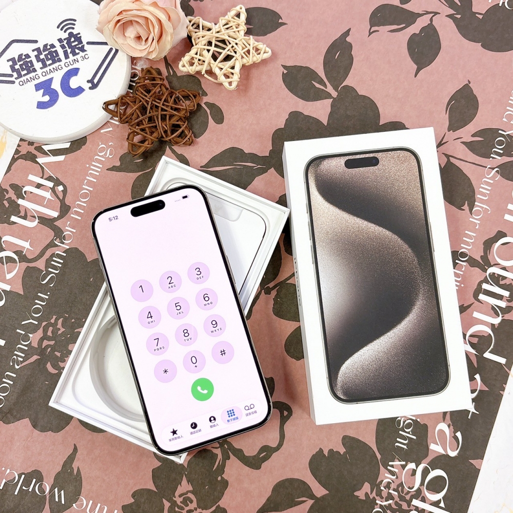 二手 iPhone 15Pro256G 原色*68317 (店家保固365天)