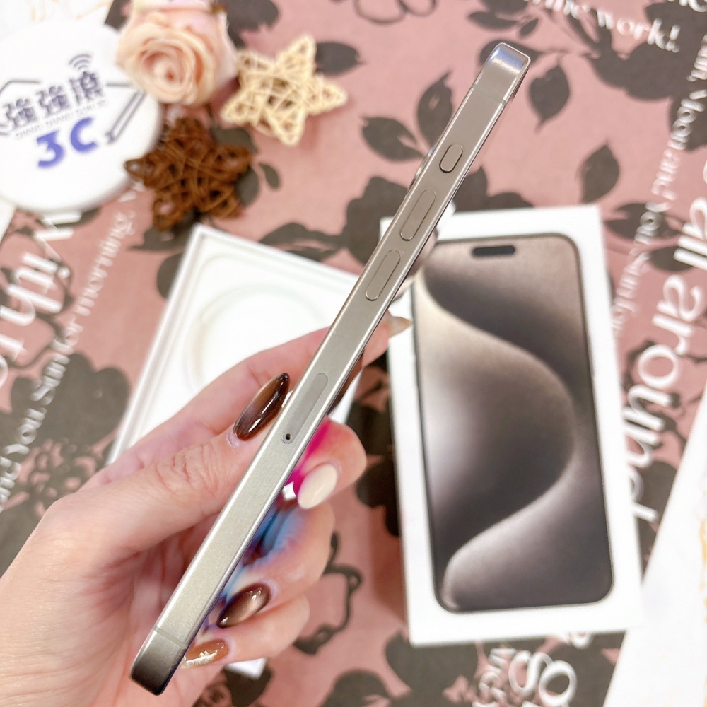 二手 iPhone 15 Pro Max 256G 原鈦色*45595(店保365天）