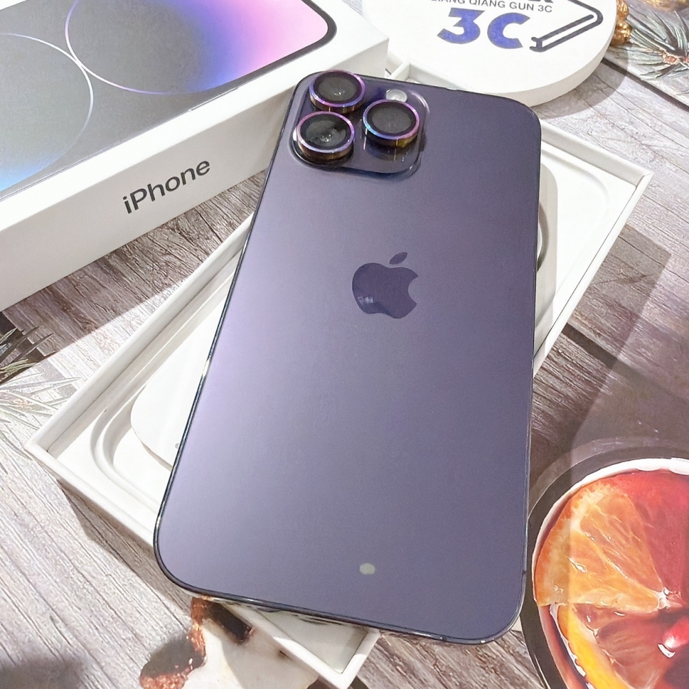  善化-二手 iPhone14 Pro Max 256G 紫色 #68505（店家保固365天）