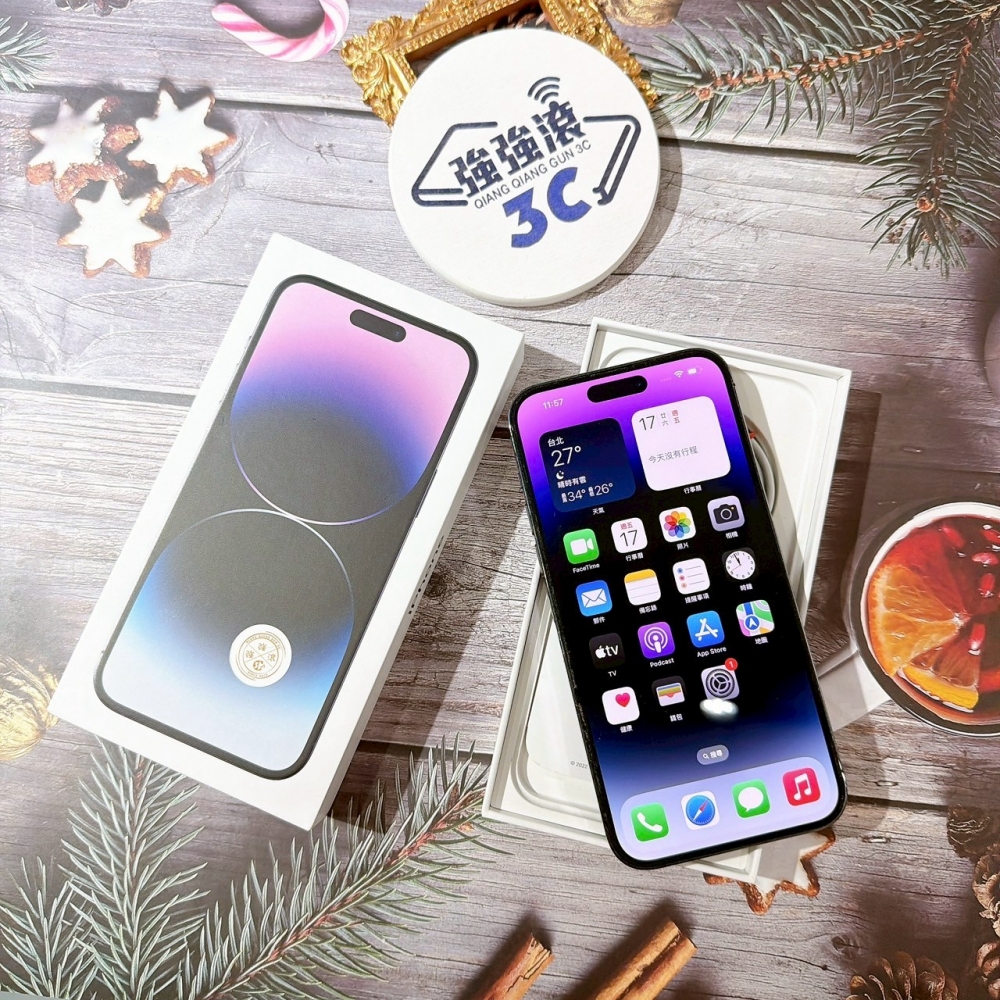  善化-二手 iPhone14 Pro Max 256G 紫色 #68505（店家保固365天）