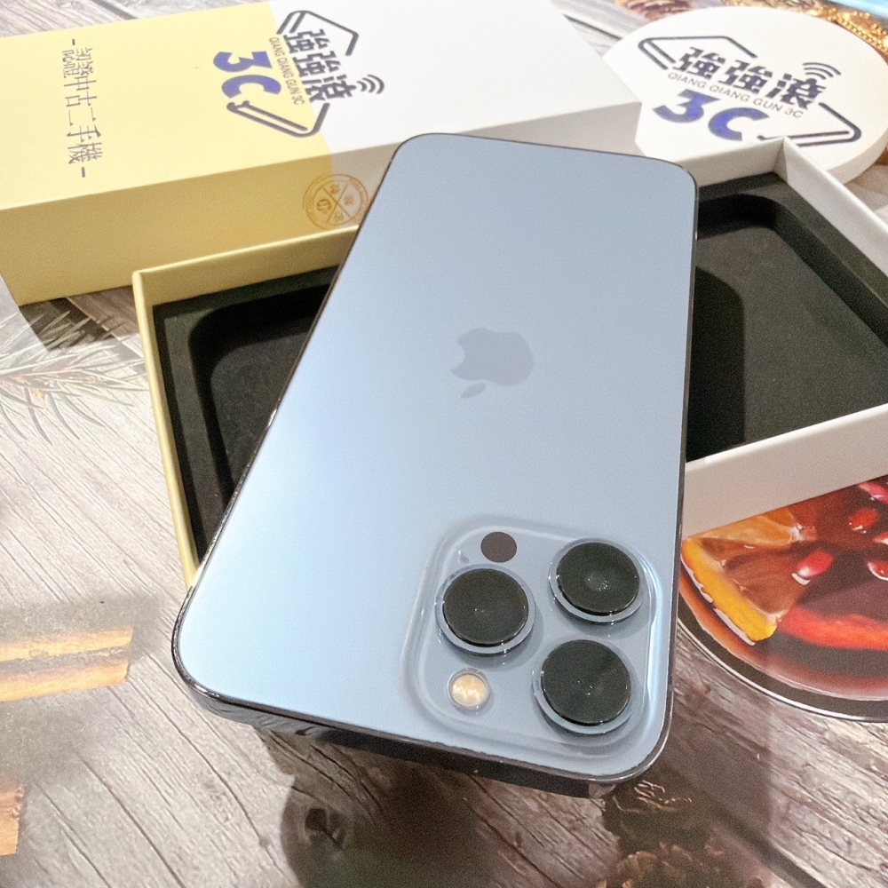 善化-二手 iPhone13 Pro Max 256G 藍色 #05250（店家保固365天）