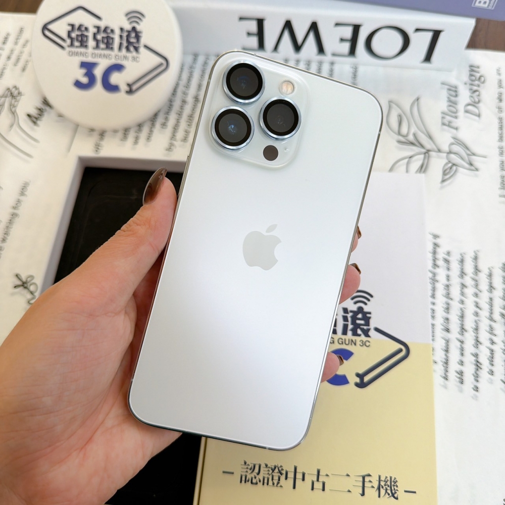 鹽行-二手 iPhone13Pro128G 銀 *16946（店保365天）