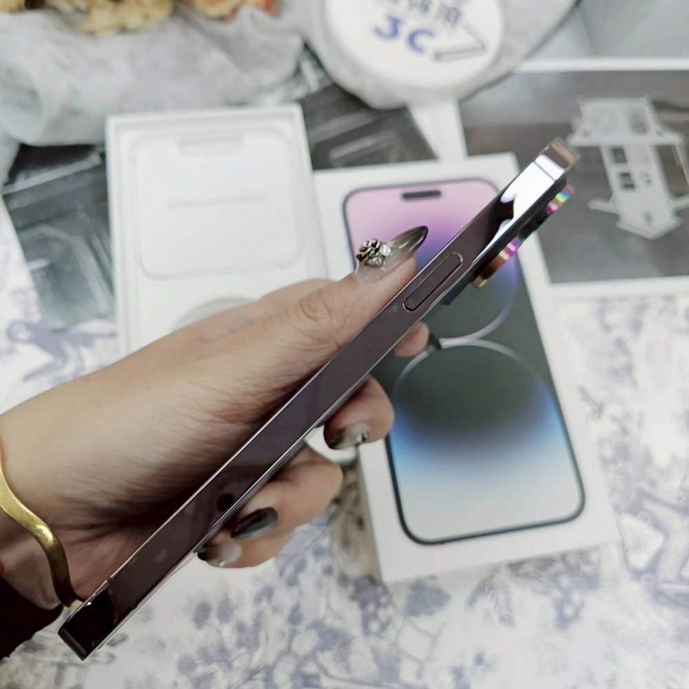 歸仁-二手iPhone 14 Pro Max 256G 紫色# 17084（店家保固365天）