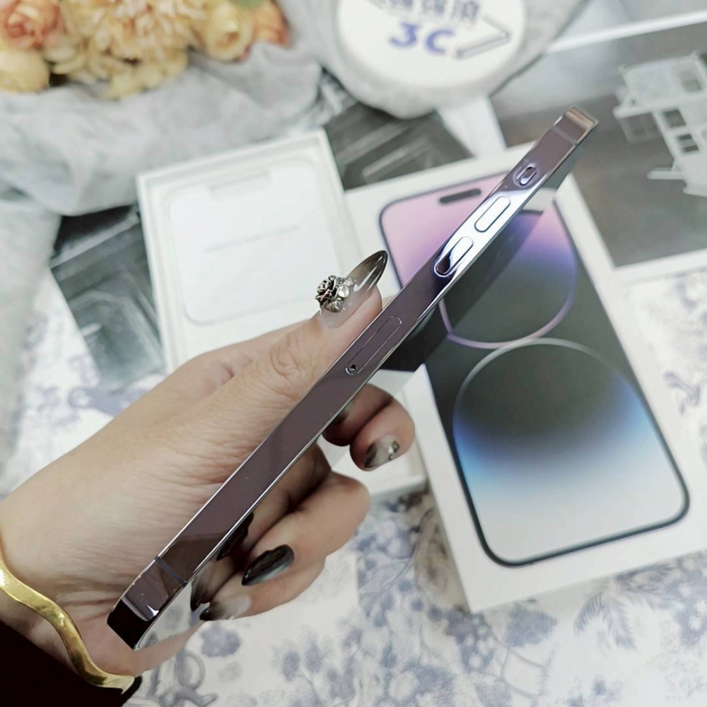 歸仁-二手iPhone 14 Pro Max 256G 紫色# 17084（店家保固365天）