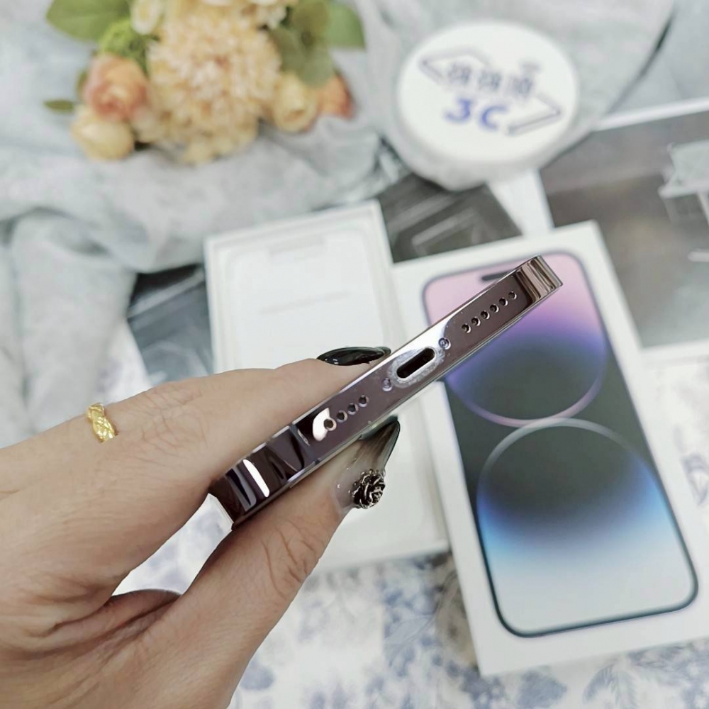 歸仁-二手iPhone 14 Pro Max 256G 紫色# 17084（店家保固365天）
