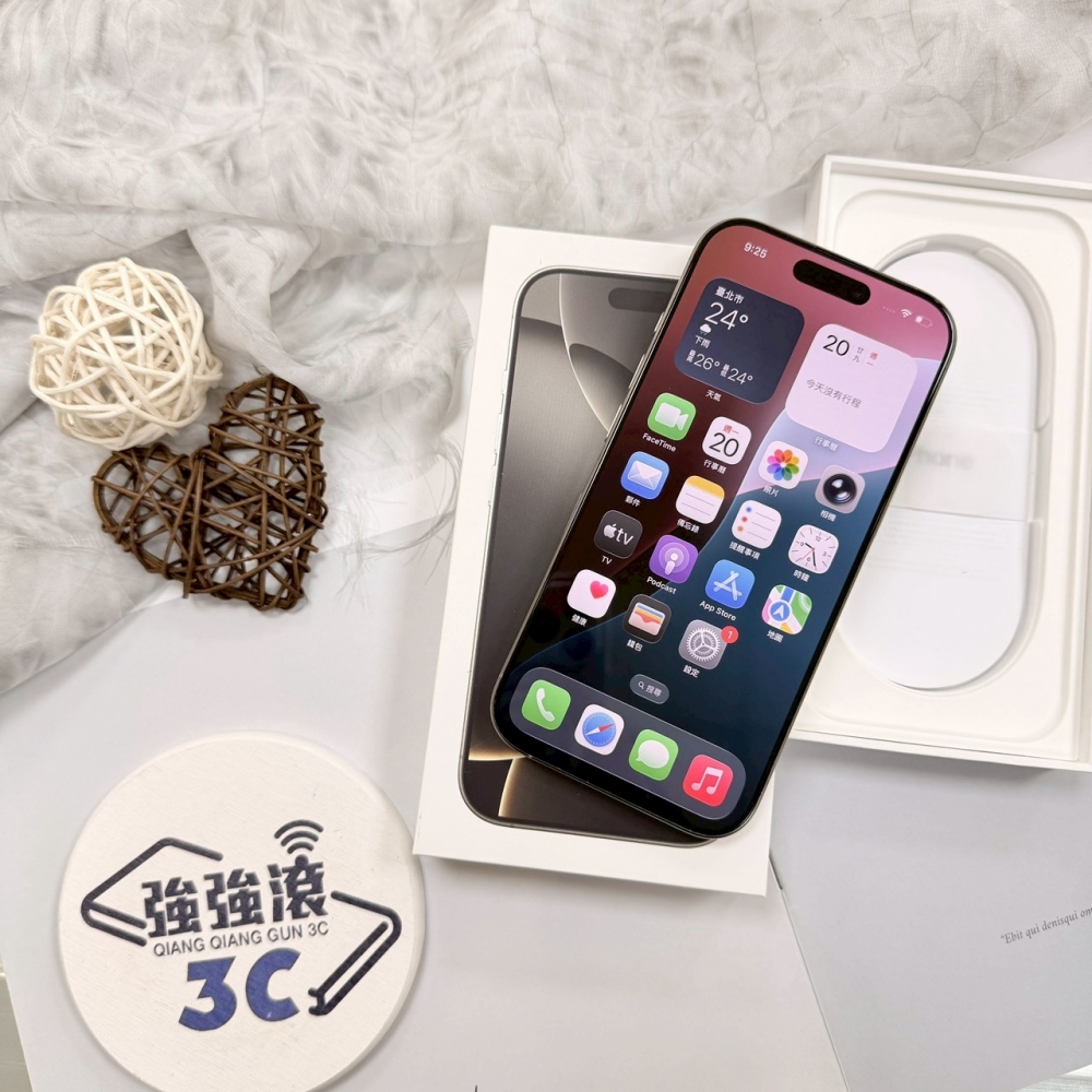 歸仁-二手iPhone 16Pro 256G 原鈦色# 13364（原廠保內）