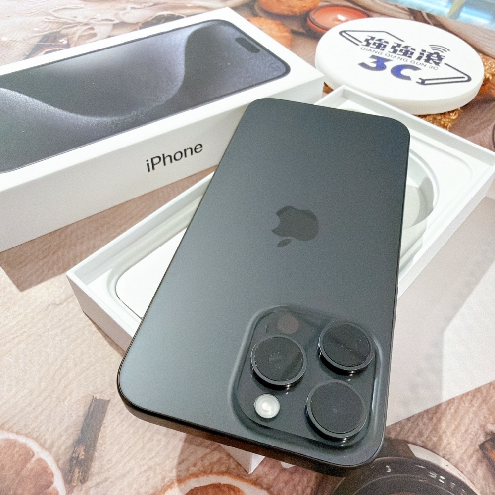 善化-二手 iPhone15 Pro Max 512G 黑色 #31766(店家保固365天)