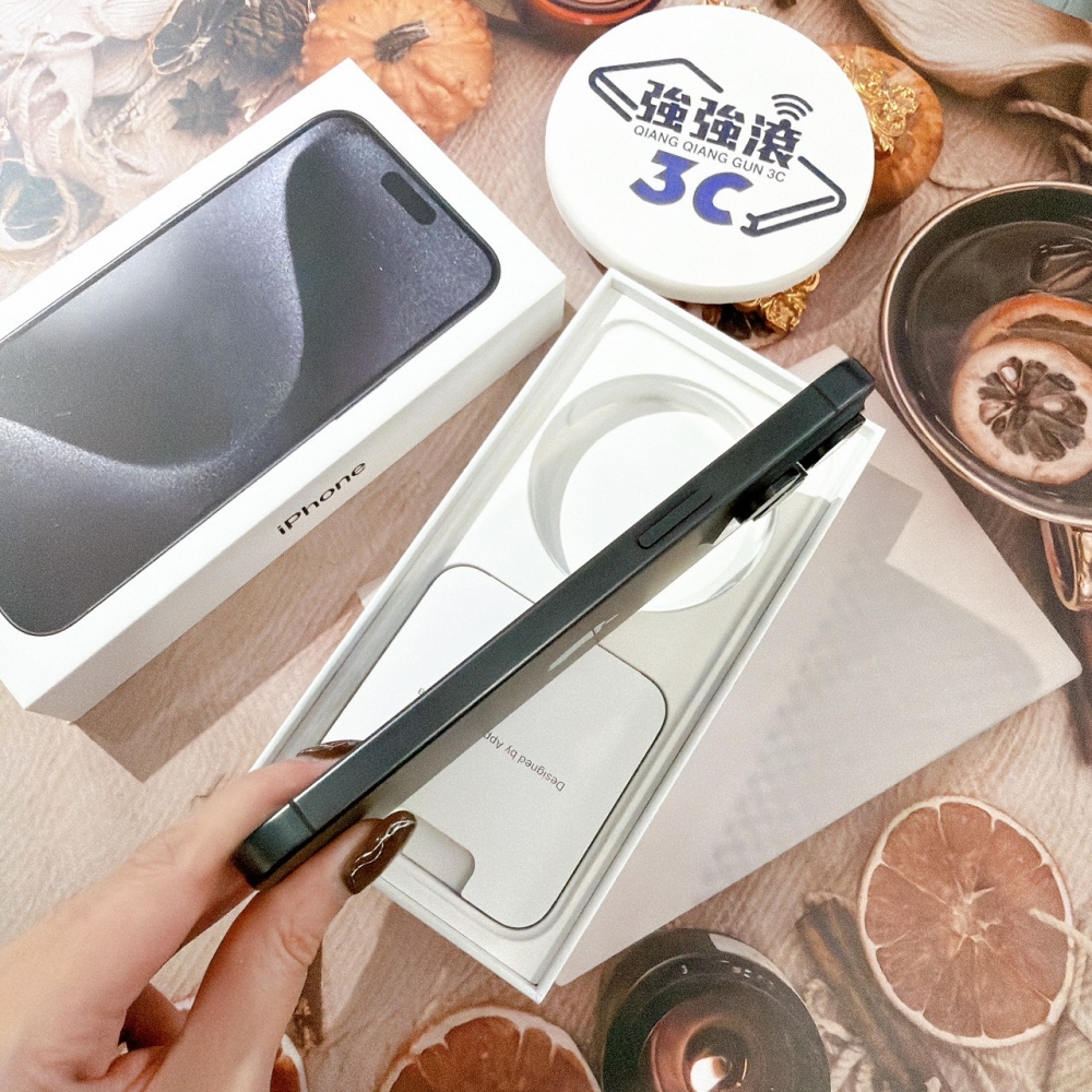 善化-二手 iPhone15 Pro Max 512G 黑色 #31766(店家保固365天)