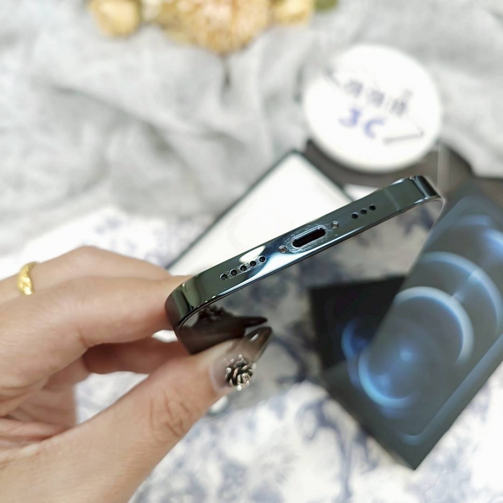 歸仁-二手iPhone 12 pro 128G 藍色# 54802（店家保固90天）