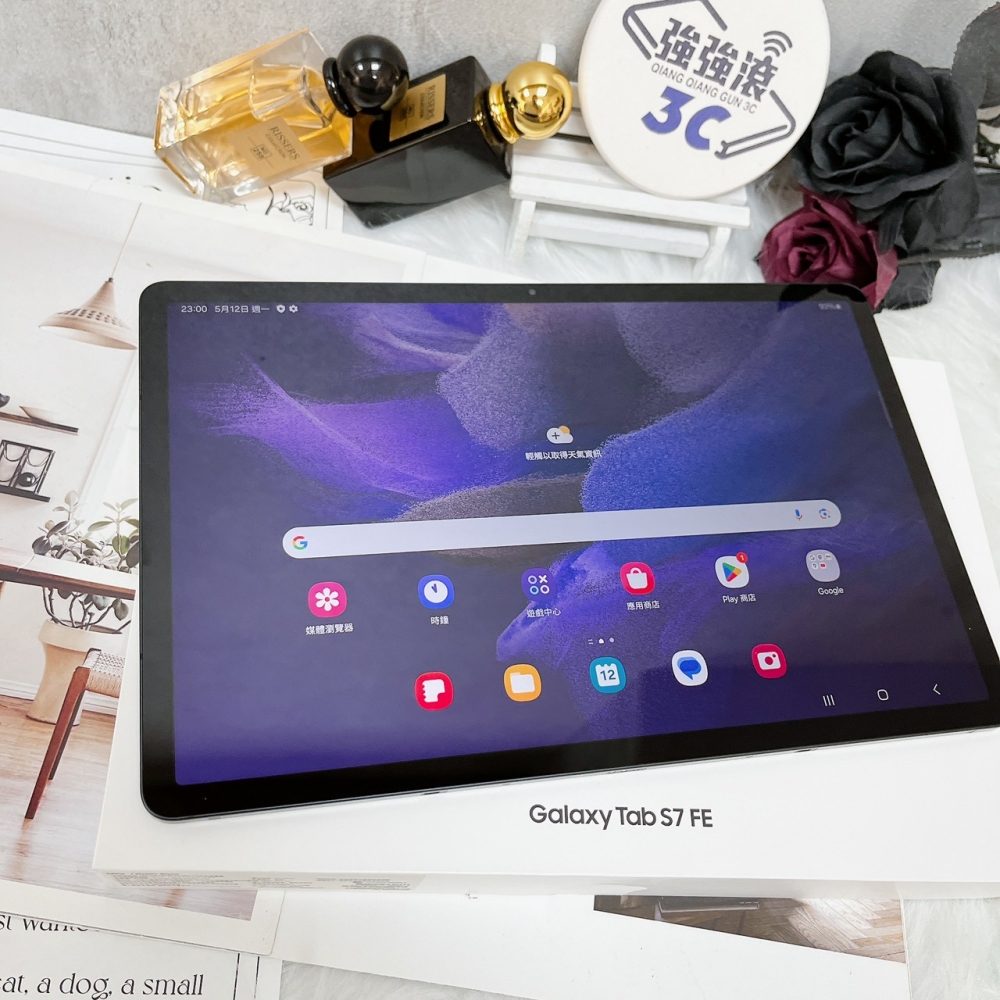 佳里-二手 三星 TAB S7FE 4/64G 黑色  #EGF6E（店家保固30天）