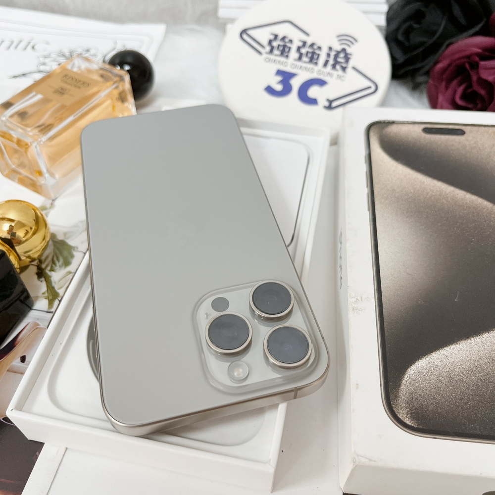 佳里-二手 iPhone15 Pro Max 256G 原色 #37243（店家保固365天）