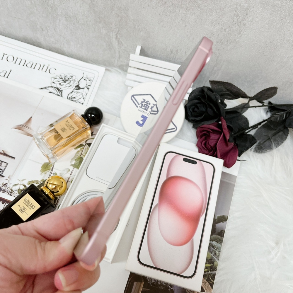 佳里-二手 iPhone15 PLUS 128G 粉色 #68636（店家保固365天）