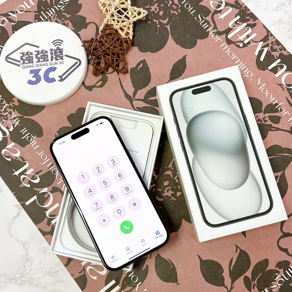 二手 iPhone 15 128G 黑色*59595 (店家保固365天)