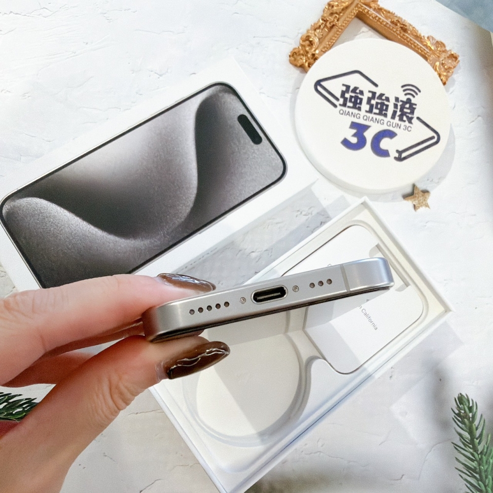 善化-二手 iPhone15 Pro 256G 白色 #35032（店家保固365天）