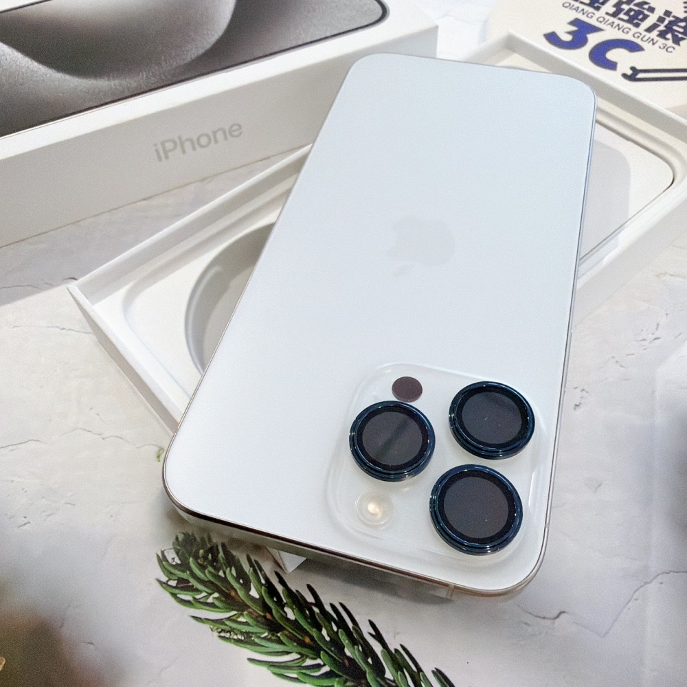 善化-二手 iPhone15 Pro Max 256G 白色 #33285（店家保固365天）