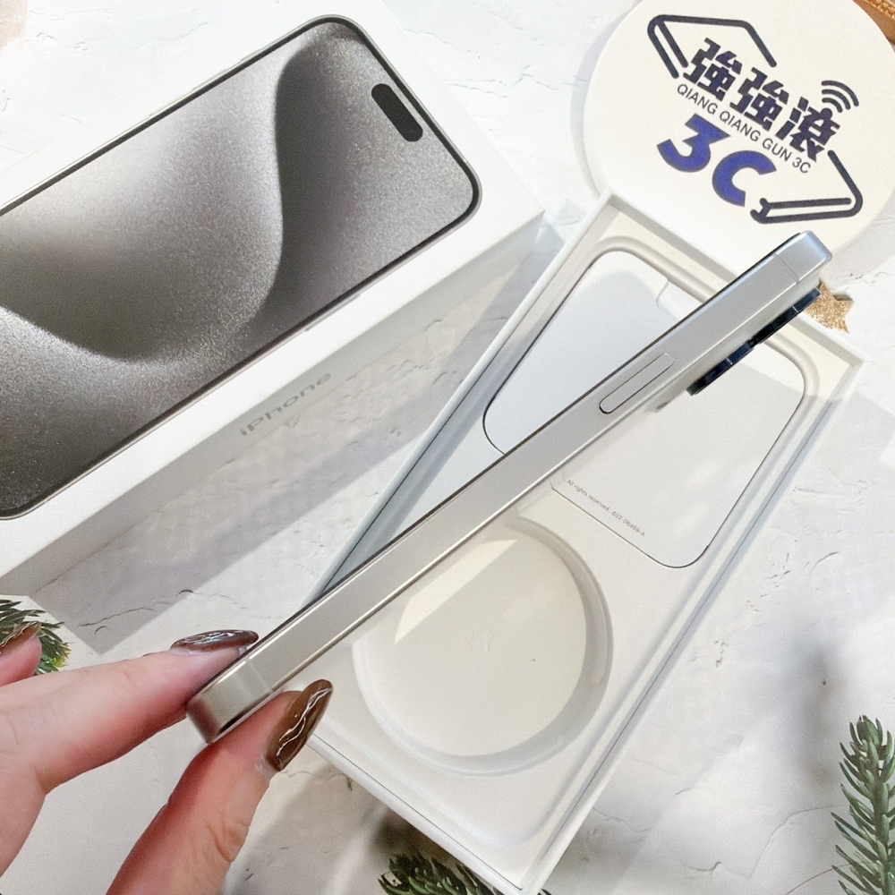 善化-二手 iPhone15 Pro Max 256G 白色 #33285（店家保固365天）