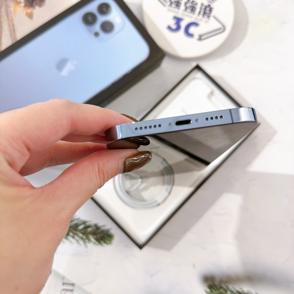 善化-二手 iPhone13 Pro Max 512G 藍色 #90930（店家保固365天）