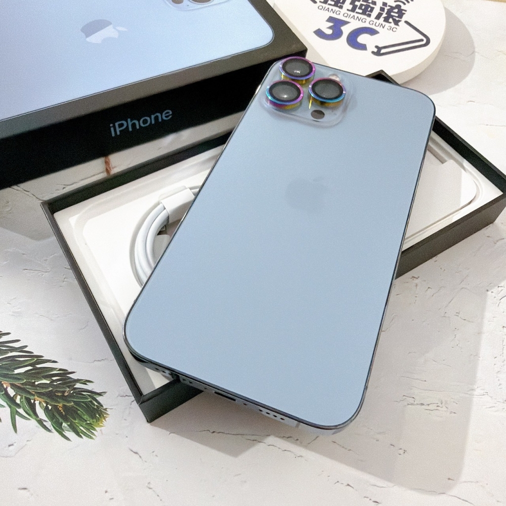 善化-二手 iPhone13 Pro Max 512G 藍色 #90930（店家保固365天）