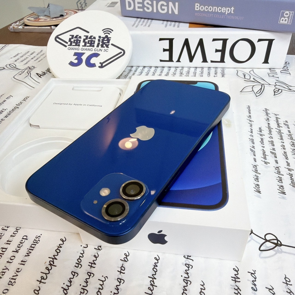 鹽行-二手 iPhone12 128G 藍色#45760（店保90天）