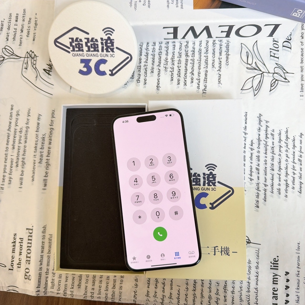 鹽行-二手 iPhone15 ProMax 256G 黑色#33275（店保365天）