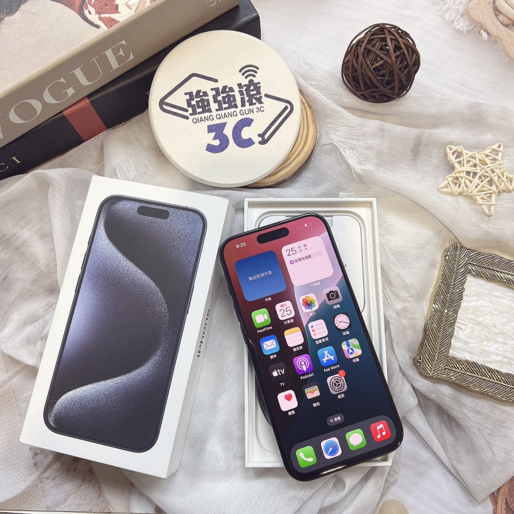 二手 iPhone15Pro 256G 藍色*48588 (店家保固365天)