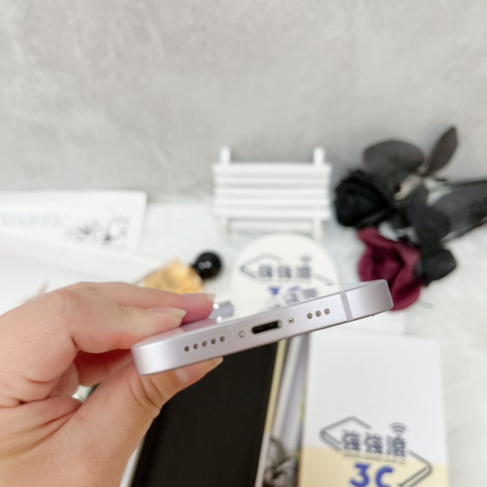 佳里-二手 iPhone14 128G 紫色 #88654（店家保固365天）