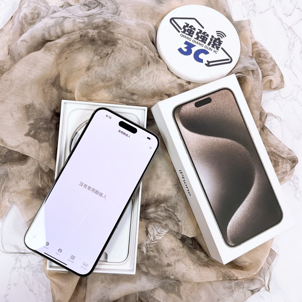二手 iPhone 15 Pro Max 256G  原鈦色*49482（店保365天）