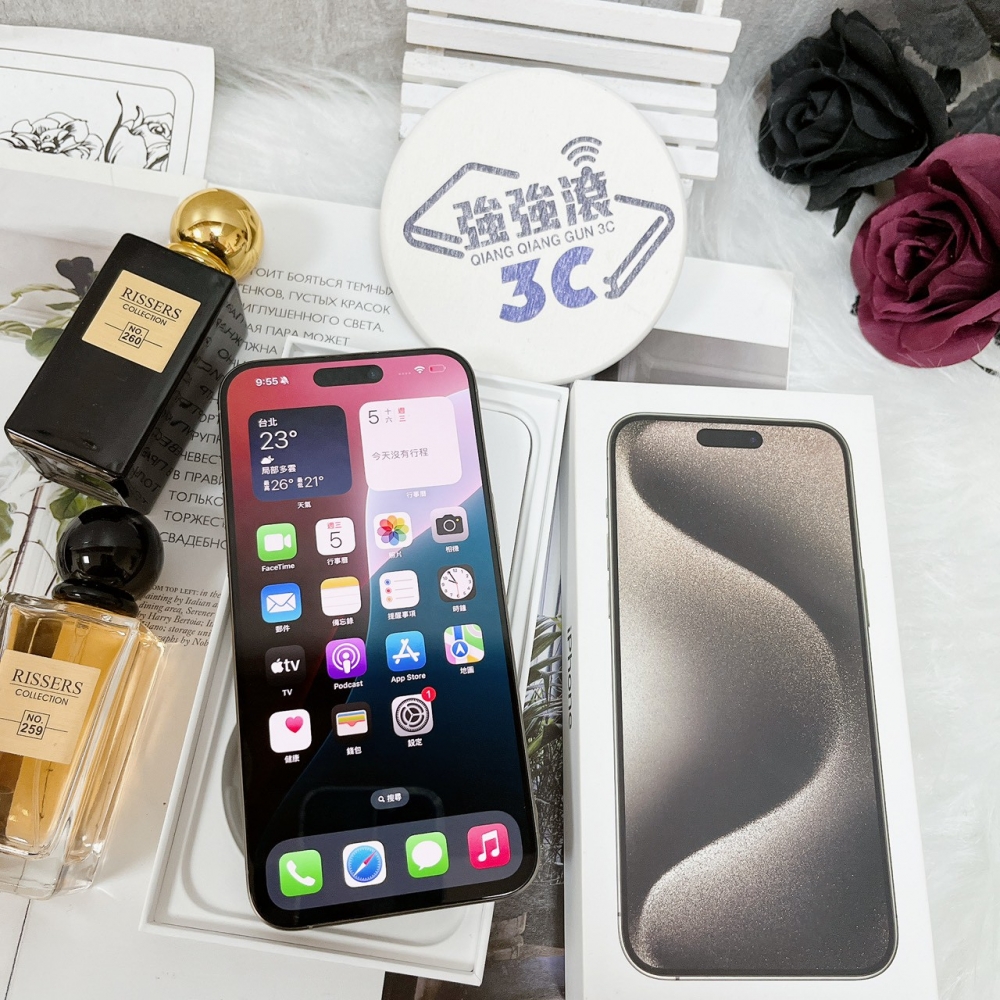 佳里-二手 iPhone15 PRO MAX 256G 原色 #18547（店家保固365天）