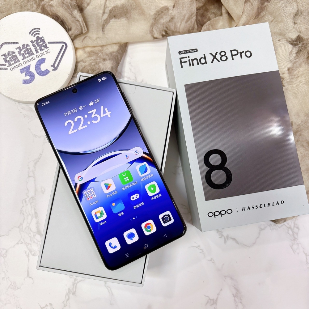 OPPO Find X8 Pro 16+512G 黑色＃53557（原廠保內）
